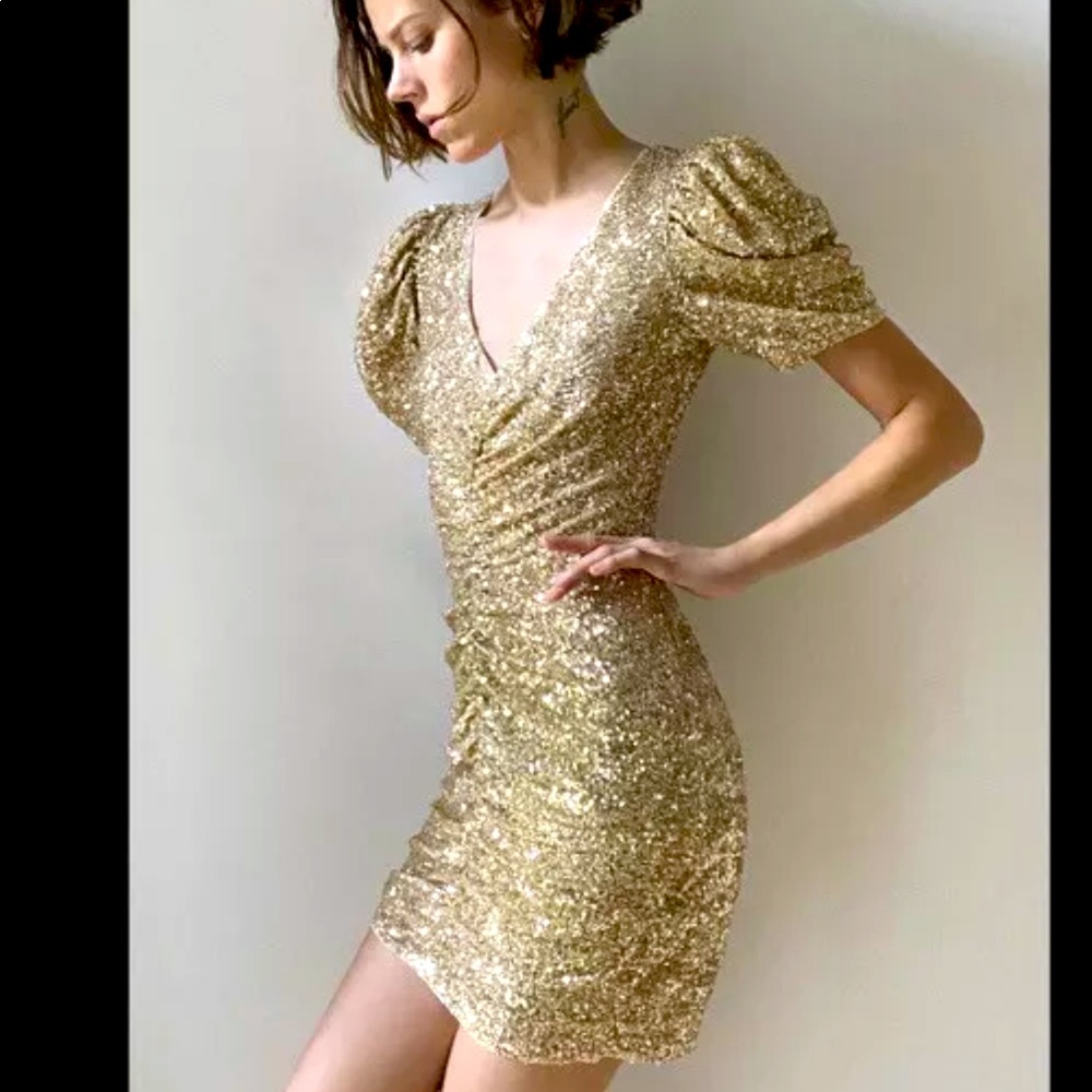Zara limited edition sequin dress